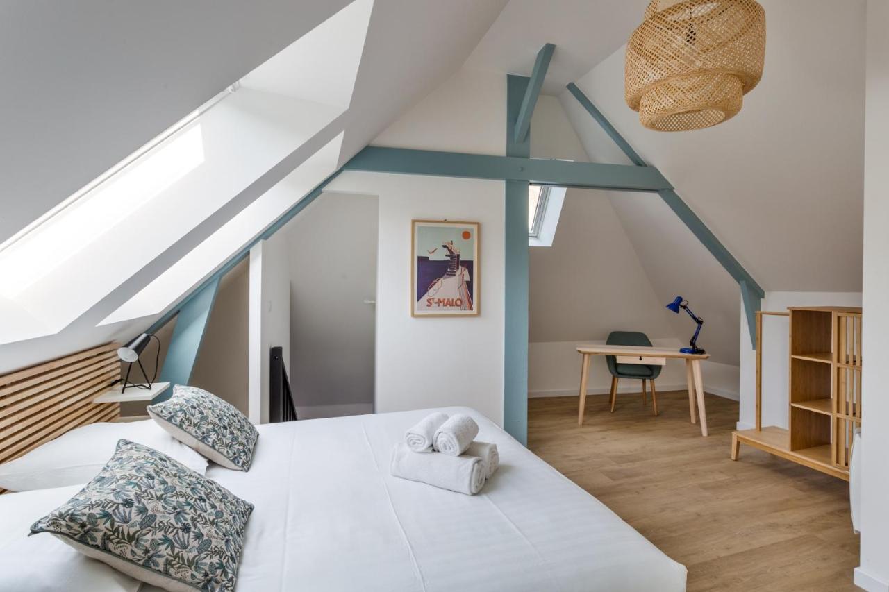 Residence Hostin'Malo - Au Coeur De Saint Malo Rom bilde