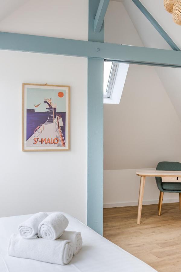 Residence Hostin'Malo - Au Coeur De Saint Malo Rom bilde