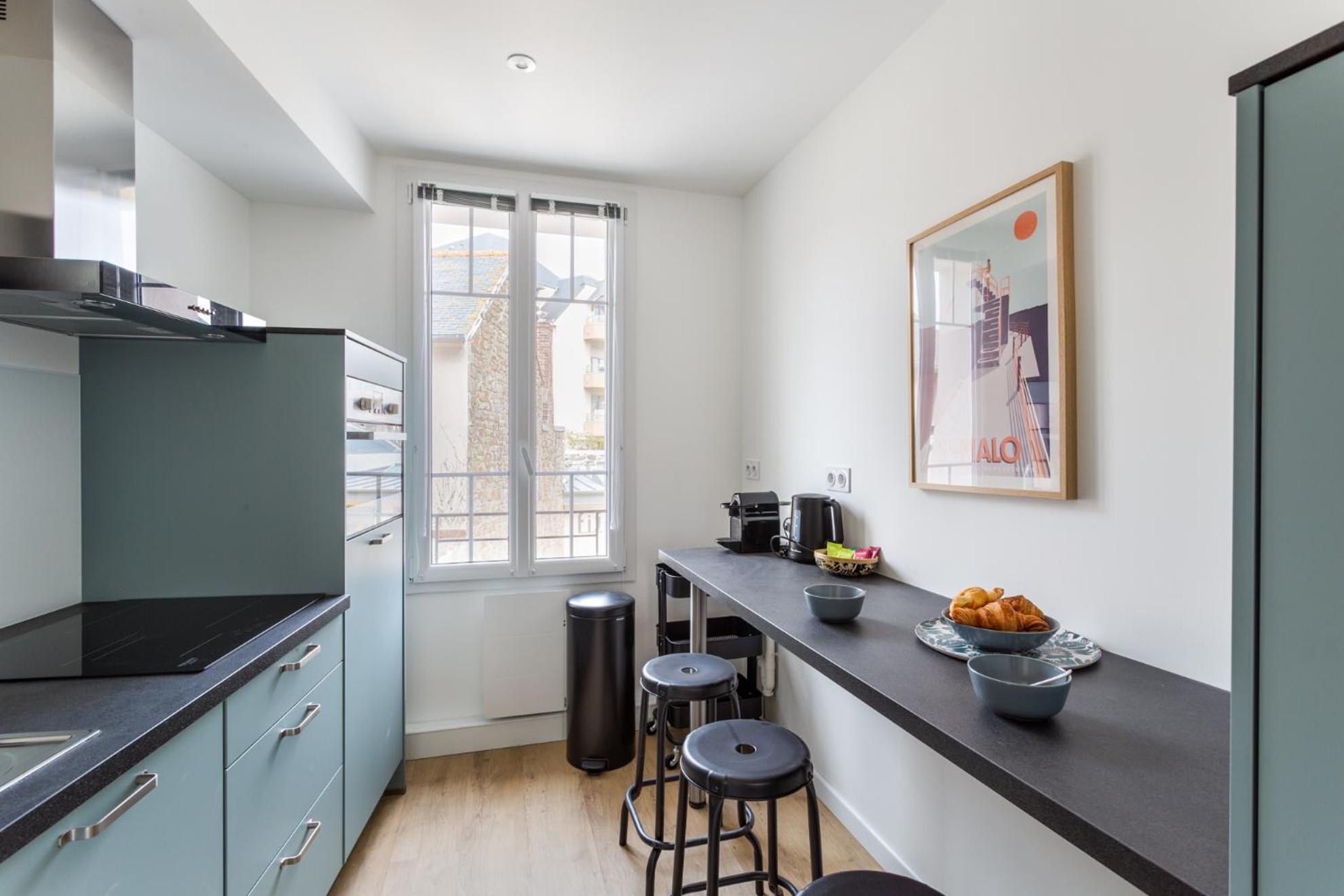 Residence Hostin'Malo - Au Coeur De Saint Malo Rom bilde